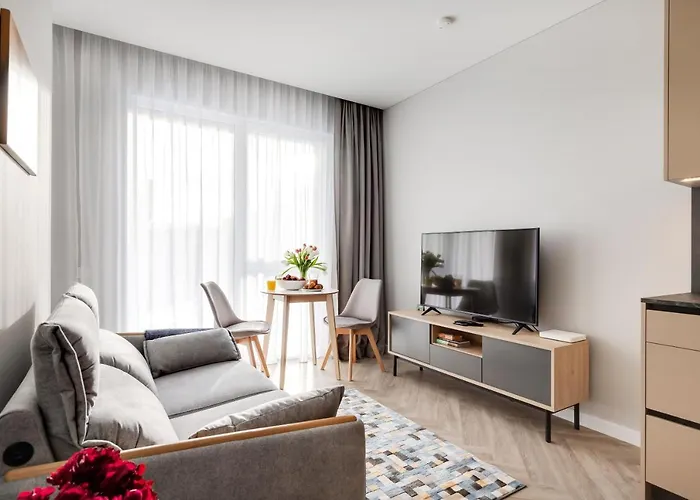 #stayhere Modern & Compact 1bdr Uptown Apartman Vilnius